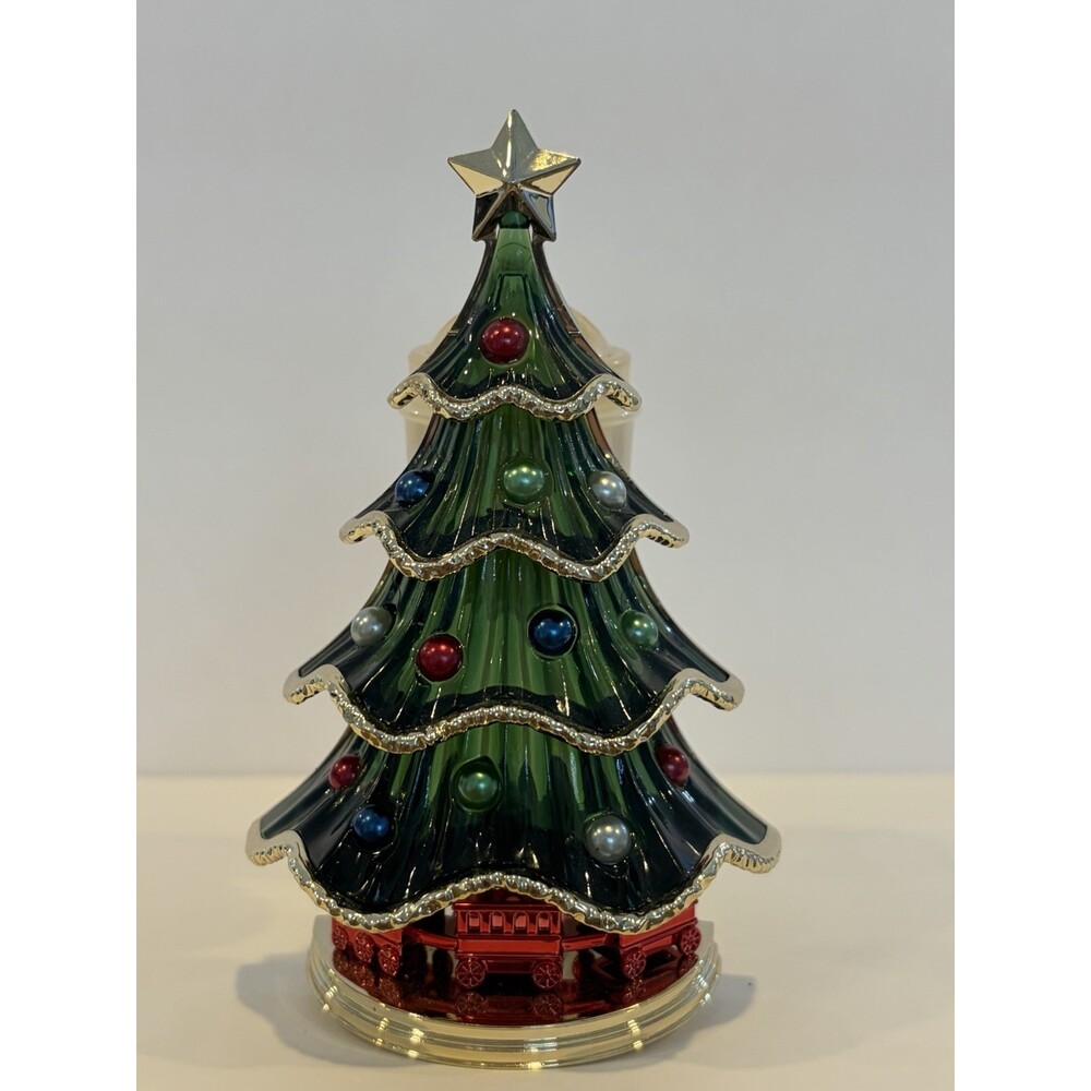Bath & Body Works Christmas Tree Wallflower Plug Nightlight With Train Holiday